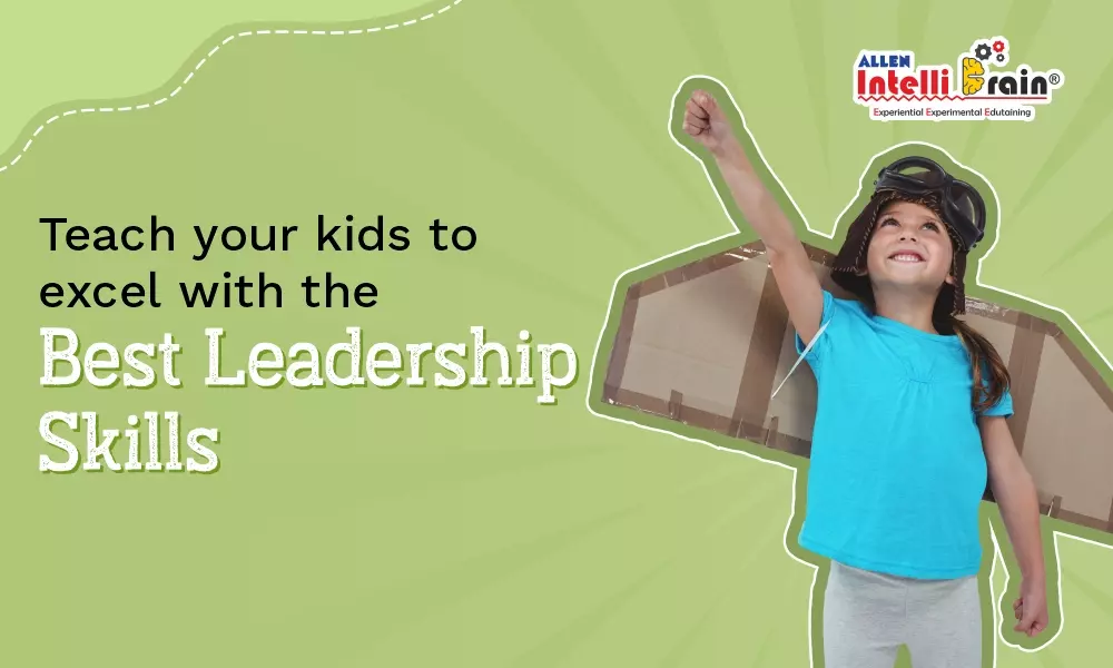 A Girl confidently raising hand which shows the leadership skill in kid
